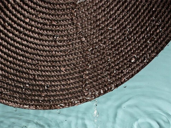 Apaļš galdauts virtuves galdam pīts galda paklājs brūns