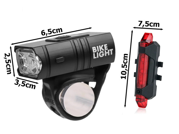 Fahrrad licht led t6 vorne hinten usb batterie