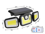 Solarlampe 100 cob mit dämmerungssensor