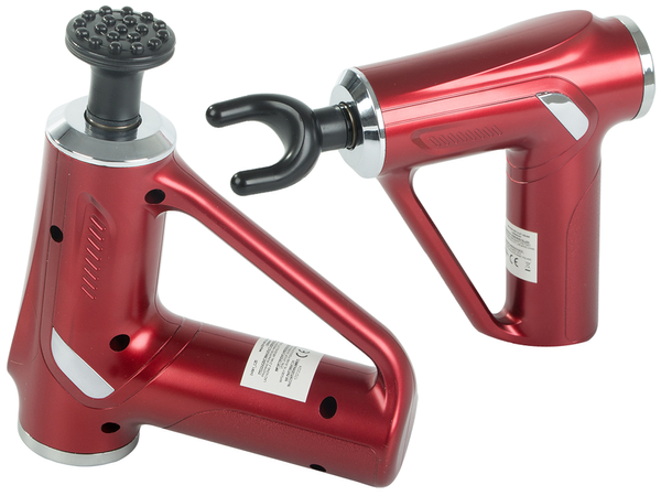 Pištola za masažo hrbta telo masaže noge močna masažna pištola 4 nasveti