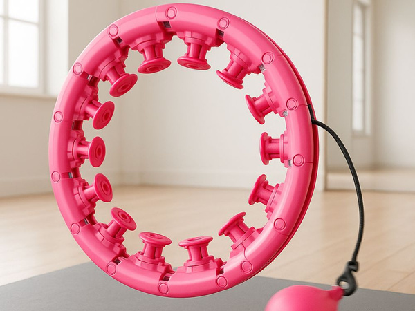 Hula hop mit gewicht zum abnehmen für übungen verstellbarer massage-reifen