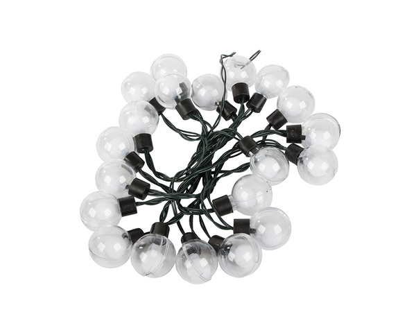 Záhradné girlandy solárne svetlá 20 led teplé