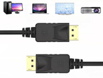 Kabel przewód dp 1.4 video audio displayport displayport 8k 4k 2k 2m