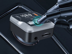 Transmetteur fm mp3 volume 2 x usb c bluetooth 5.3 12v sd card