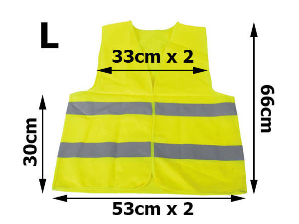 Atstarojošā veste dzeltena