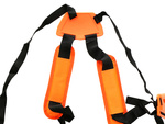 Harness for petrol scythe trimmers carrying straps harness adjustable comfortable
