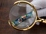 Reading magnifying glass manual magnifying glass gold magnification 6x