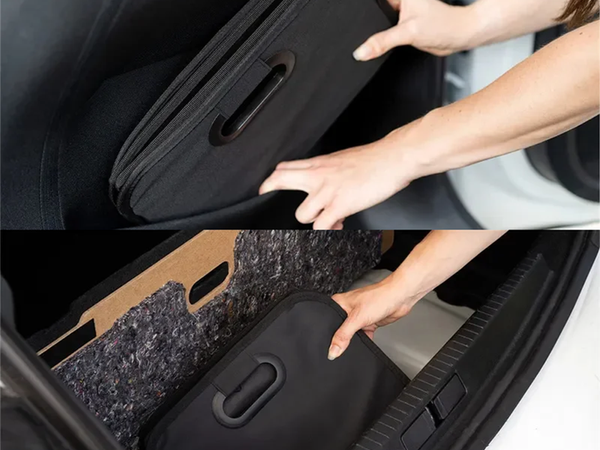 Organizador grande para el maletero de un coche caja rígida