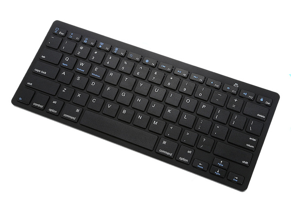 Bezvadu bluetooth tastatūra datoram ipad mac maza, plāna, zema profila