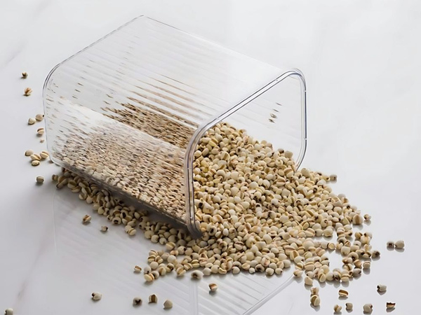 Konyhai élelmiszer-tároló edények tésztához, fedeles tárolóedény, 7 darabos szett