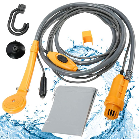 Ducha turistica 12v coche bomba portatil camping