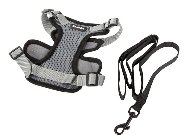 Arnés de paseo close-clip para perro pequeño asa ligera suave fuerte s
