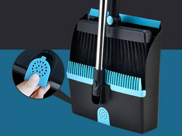 Măturat set măturat perie dustpan stick de curățare perie om leneș