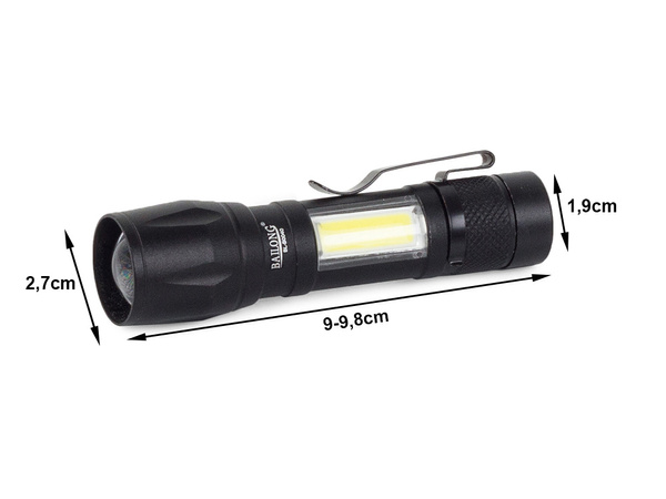 Bailong lukturītis classic mini cree zoom xp-e cob