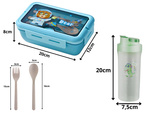 Lunchbox breakfast container lunch cutlery with bottle set