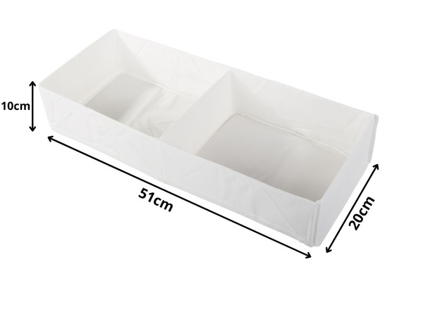 Organizátor spodnej bielizne ponožky zásuvka šatníková vložka deliace priehradky veľké