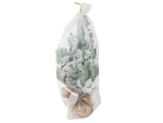 Künstlicher weihnachtsbaum schnee klein 45cm dekorativ schreibtisch tisch dick verschneit