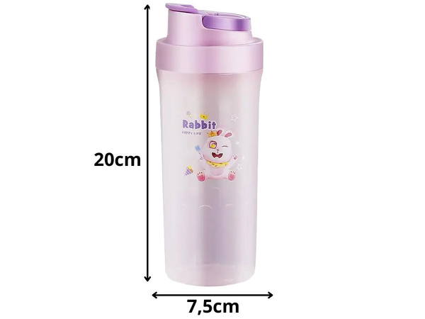 Botella de agua para niños 500 ml escolar para la escuela y la guardería