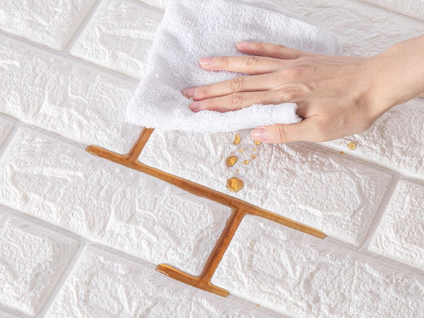 Panneaux muraux 3d brique papier peint blanc autocollant mousse décorative
