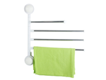 Porte-serviettes de salle de bain pivotant 4 bras