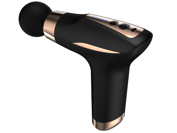 Pistola de masaje masajeador de espalda pistola de vibración corporal juego de 6 piezas de mano