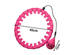 Hula hop con peso para adelgazar para ejercicios aro ajustable masajeador