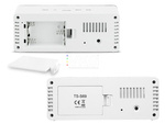 Zegar budzik termometr lustro led alarm data 4w1
