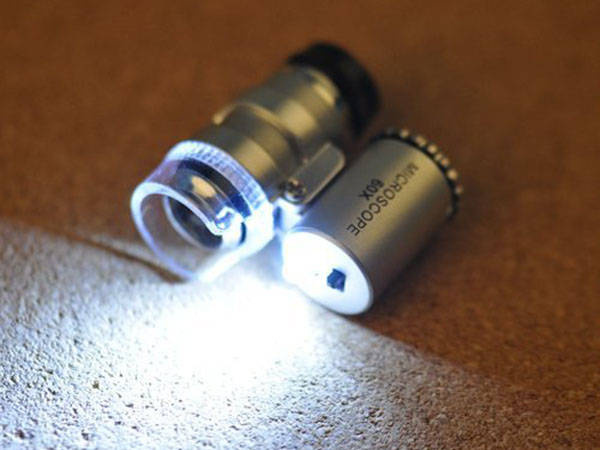 Mikroskop 60x 2 led profesionalna lumpa za zlatarje