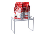 Estante metálico de un nivel para encimera de cocina organizador de cocina soporte de altillo