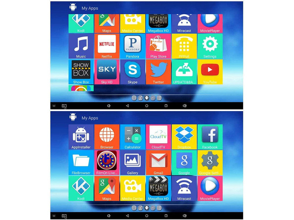 Smart tv box android 4k multimediálny prehrávač