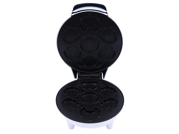 Electric waffle maker for waffles and cookies, moulds with various designs, 1200W