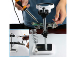 Third hand soldering kit magnifying glass holder 6 led