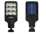 Lampa solarna zewnętrzna led uliczna z czujnikiem ruchu i zmierzchu + pilot