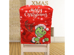 Festive scaun capac decorativ universal grinch pentru spătar