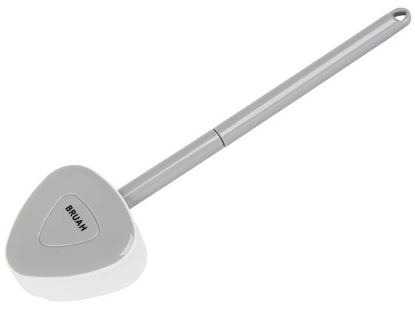 Silicone toilet brush for toilet washing wall unit