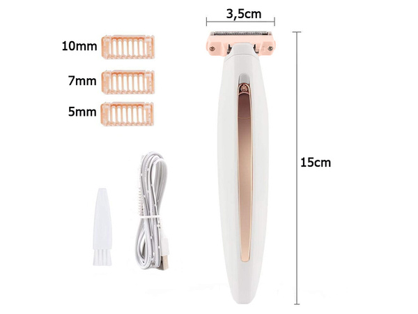 Telo epilátor bikiny holiaci strojček dámy usb