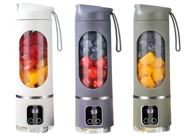 Blender s pohárom, mixér na smoothie, bezdrôtový, USB, prenosný, mini