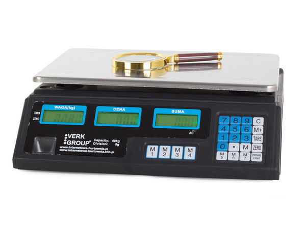Elektronické kalkulační váhy 40kg cs