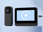 Vidéophone sans fil pour portail et porte avec vision nocturne
