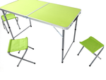 Mesa plegable camping juego de mesa turistica con 4 sillas mesa de jardin