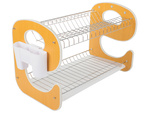 Dishwasher drying rack double-decker