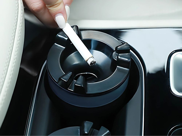 Ashtray cupholder car home with cigarette extinguisher cupholder basket