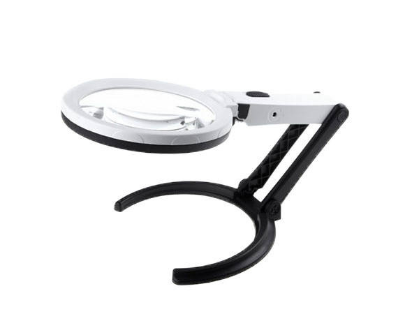 Loupe magnifying glass illuminated 1.8x 138mm