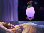 Veilleuse dinosaure oeuf de dino rgb led oeuf lumière pour enfants
