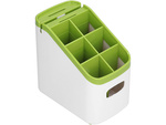 Organizador de cubiertos bandeja para cubiertos soporte afilador de cuchillos