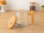 Self-stirring mug for coffee, tea and other beverages, glass, electric, 400 ml