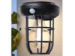 Lampara solar con sensor de movimiento crepuscular 3 modos 3 led 1800lm estanca