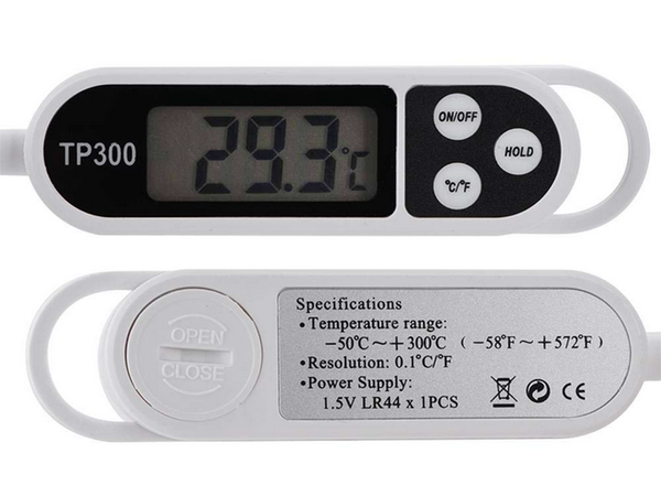 Thermomètre de cuisine avec sonde pour barbecue viande eau