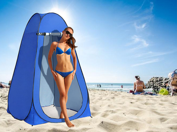Šotor na plaži garderoba tuš stranišče stranišče prenosno kampiranje