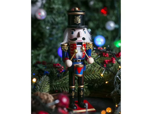 Nutcracker wooden soldier decorative christmas figurine gift